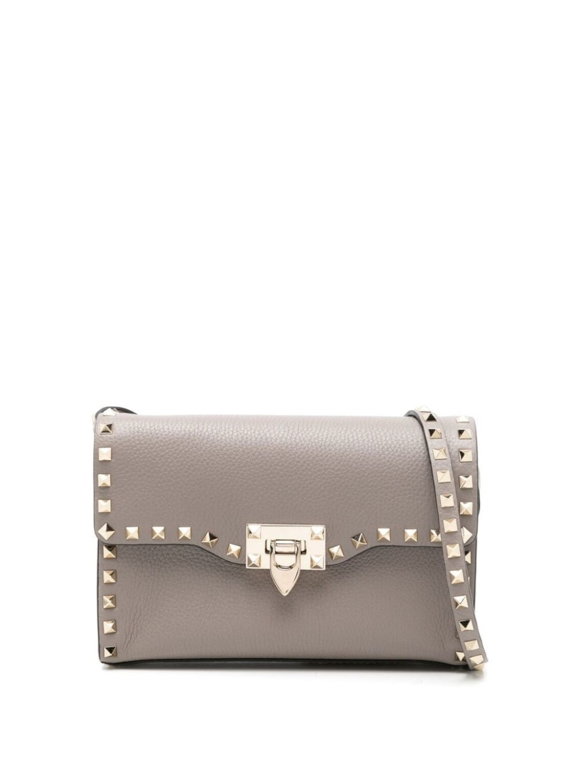 

Valentino Garavani маленькая сумка на плечо Rockstud, серый