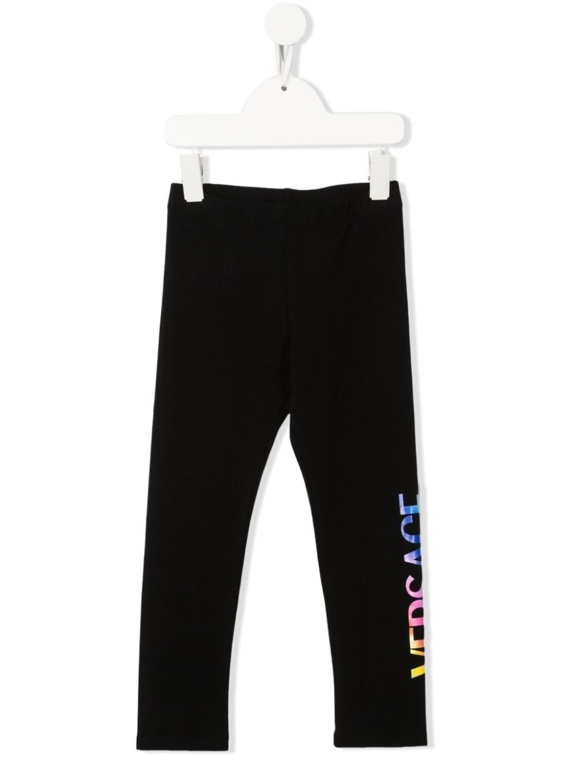 

Versace Kids легинсы с логотипом, черный
