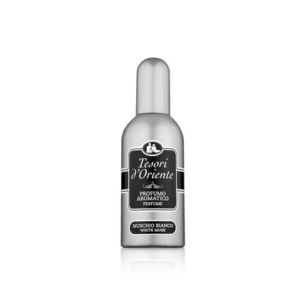 Подарочный набор Tesori d'Oriente White Musk с кремом для душа 250 мл и ароматическим ароматом 100 мл, включая губку с ароматом талька, нотами розы, бобов тонка и ванили — фото 3