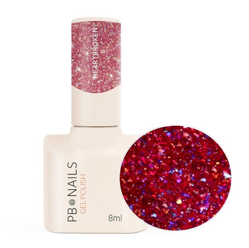 

PB NAILS HEARTBROKEN гибридный лак для ногтей - 8 мл