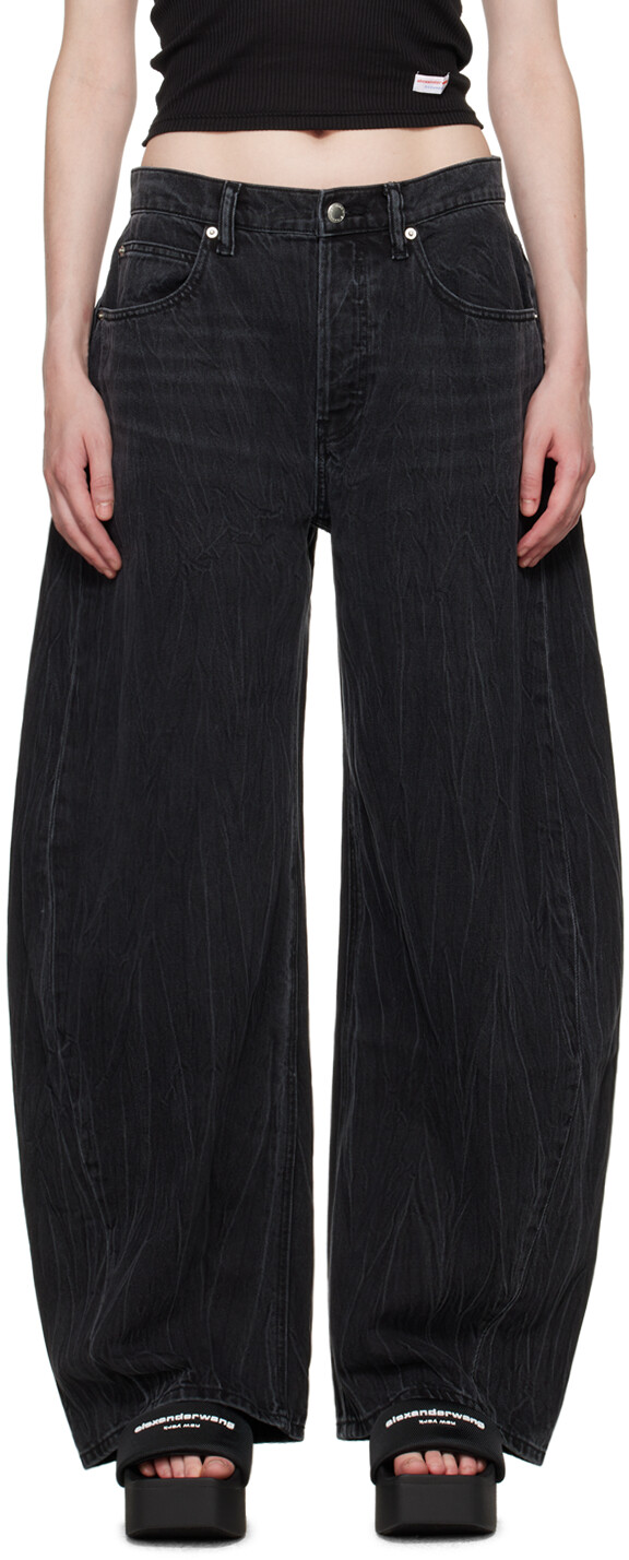

Джинсы Ballon из мятого хлопка Alexander Wang