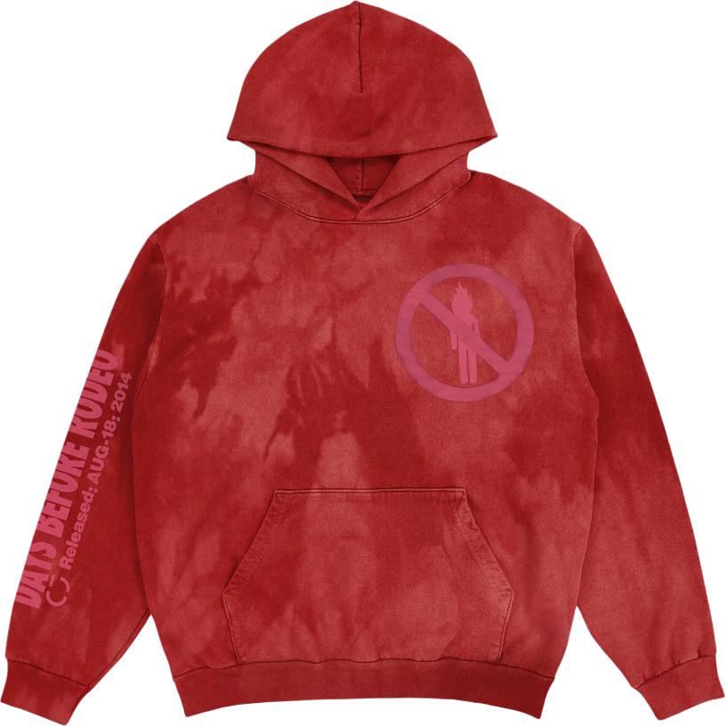 

X Sp5der Hoodie Travis Scott, Красный
