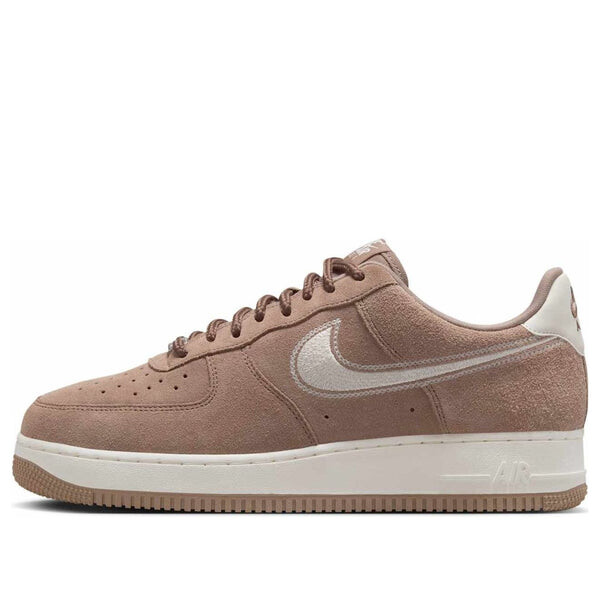 

Кроссовки air force 1 low '07 lv8 'mink brown embroidered swoosh' Nike, коричневый