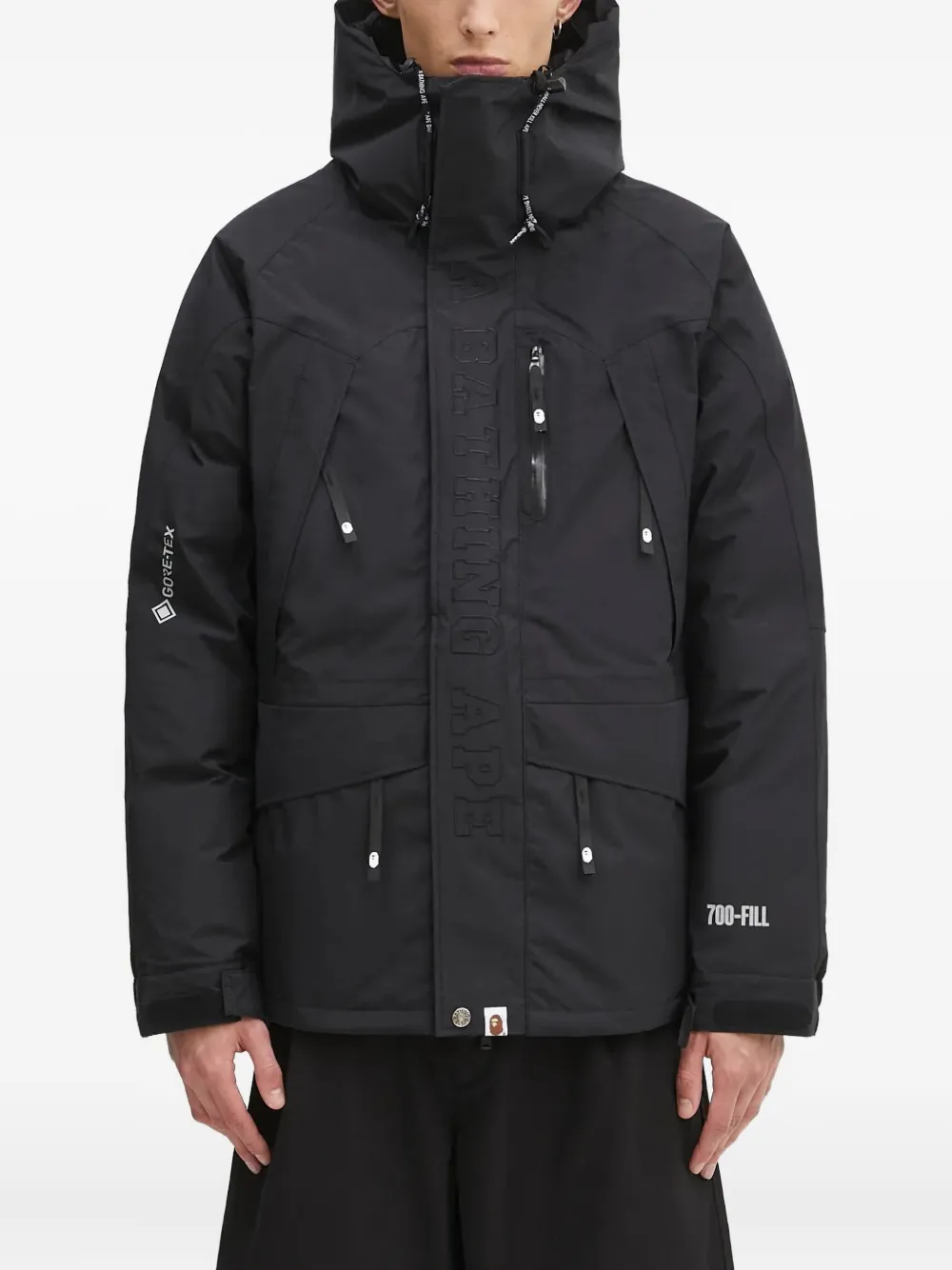 

Пуховик Gore-Tex Snowboard A BATHING APE, черный