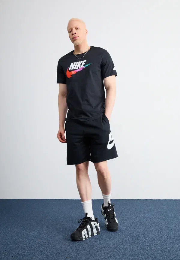 Шорты спортивные Nike Sportswear M nk club alumni ft short tracksuit bottoms, черный — фото 2