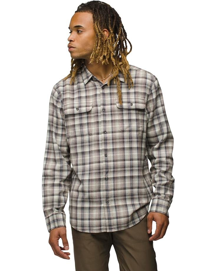 

Рубашка Prana Edgewater Shirt, цвет Flint 1