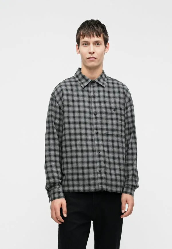 Рубашка свободного кроя Gap, Tonal Grey