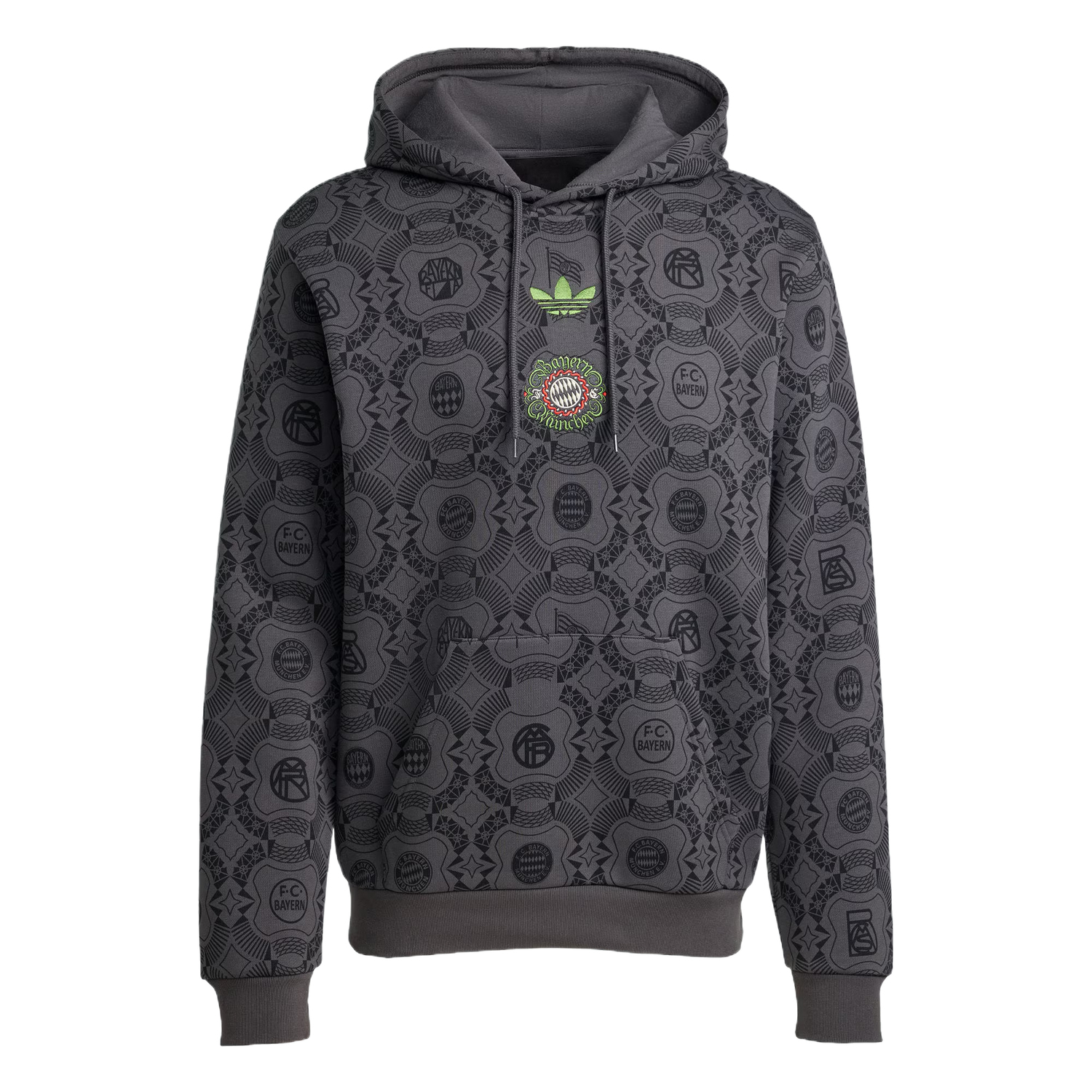 

Толстовка FC Bayern Munich Wiesn мужская Adidas Originals, черный