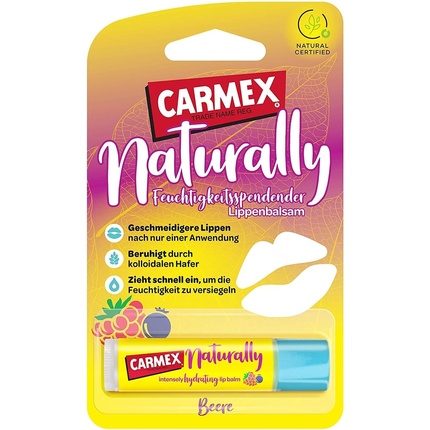 

Naturally Stick Berry Натуральный уход за губами для гладкого результата Carmex