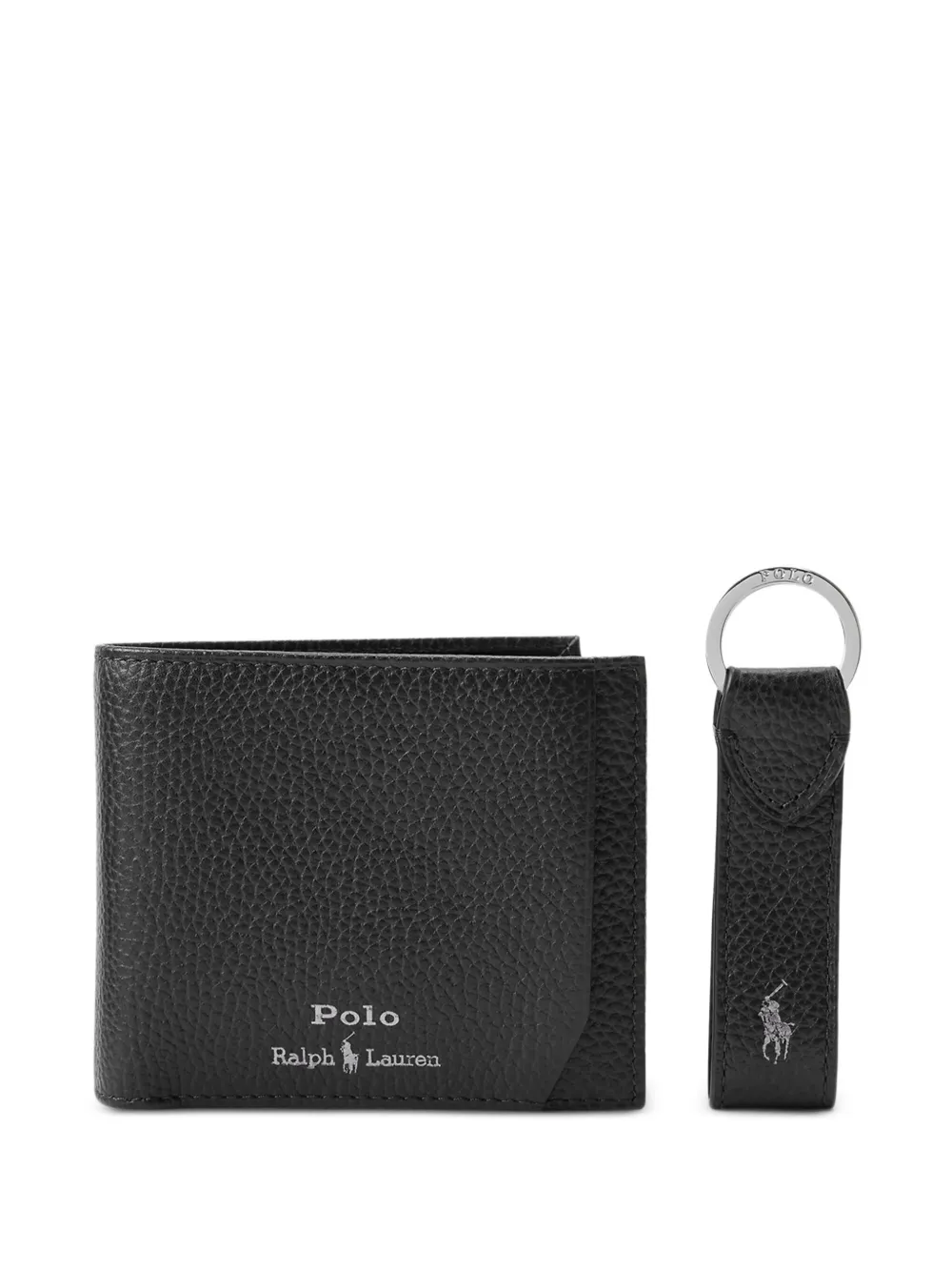

Кошелек из зернистой кожи POLO RALPH LAUREN, черный
