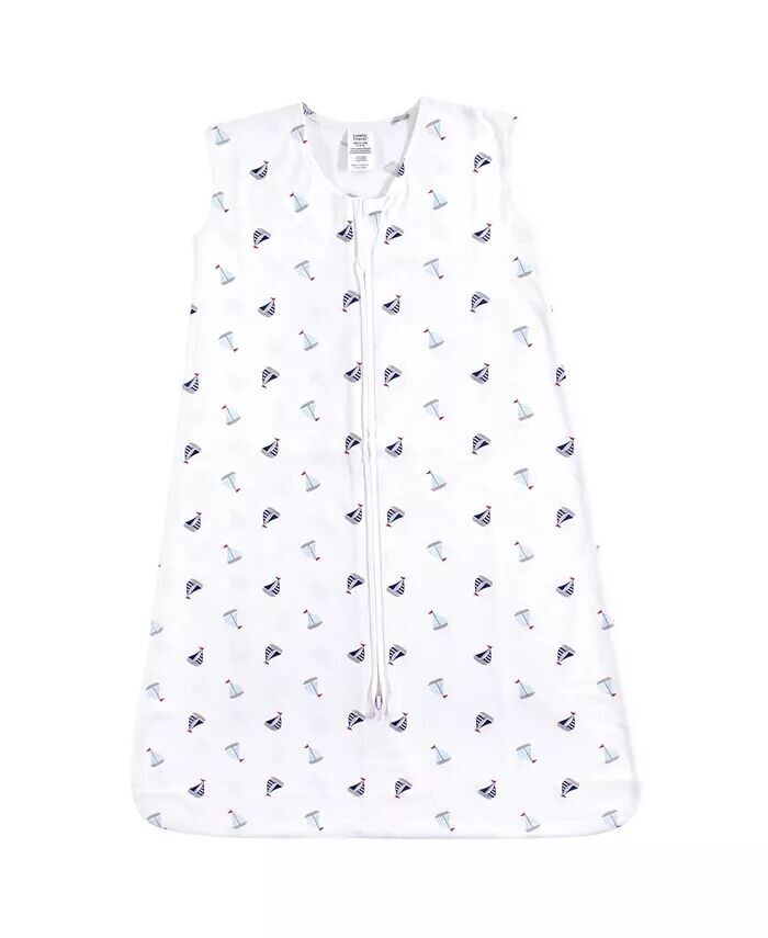 

Хлопковый спальный мешок из хлопкового джерси без рукавов для маленьких девочек, мешок, одеяло из джерси с облаками Luvable Friends, розовый