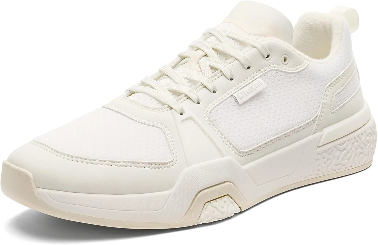 Кроссовки OLUKAI Anau Herren Court, Schuhe fur Tennis & Pickleball, Alltagskleidung, Komfort und Unterstutzung, светло-белый