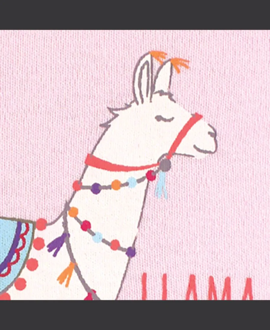 Комплект из двух частей из мягкого хлопка: боди и брюки Treasure Little Treasure, Llama — фото 2