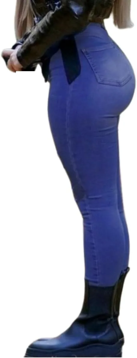 

Узкие джинсы с высокой посадкой 10" Thicken Stretchy Curve 4-Way Stretch для женщин AIDAYOU