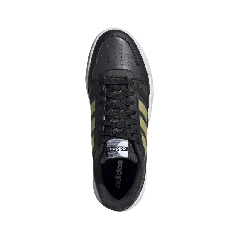Кеды, скейтборд обувь унисекс низкий верх черный/золотой Adidas — фото 4