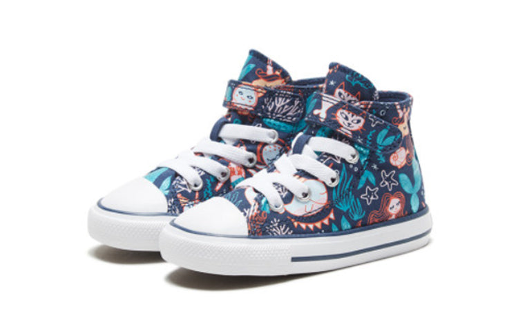 Кеды Converse Chuck Taylor All Star Underwater Party Toddler/Youth, синий — фото 3