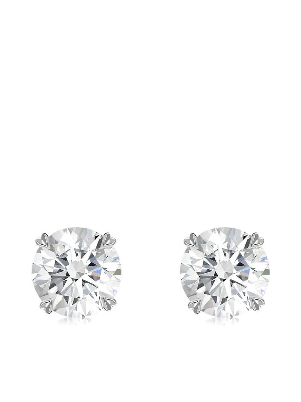 

Серьги-гвоздики Windsor из белого золота с бриллиантами Pragnell, серебяный