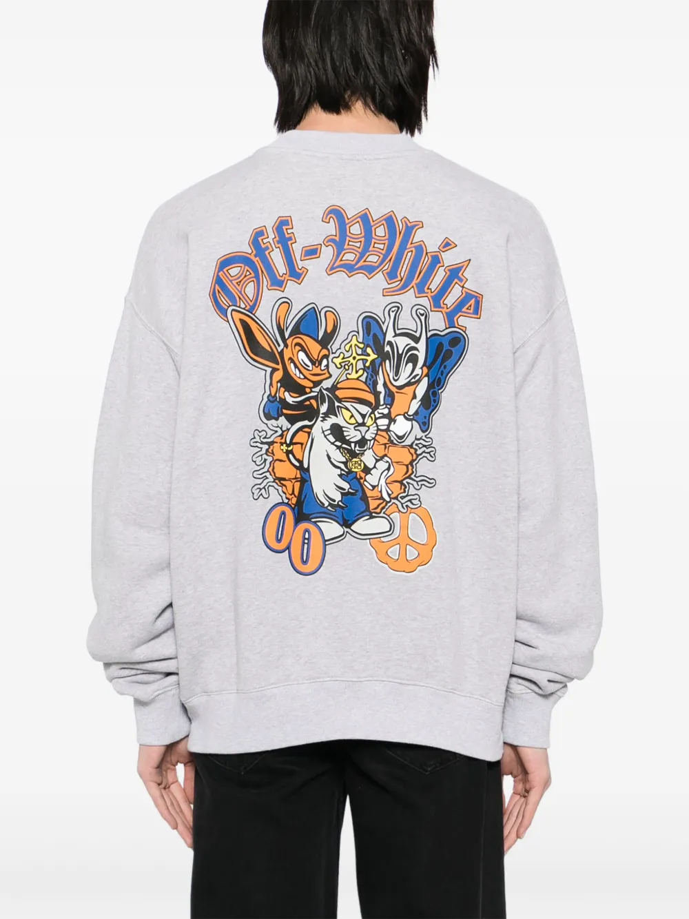 Худи Gang Skate OFF-WHITE, серый — фото 4
