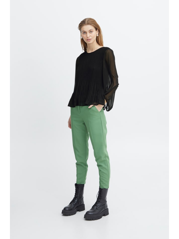 

ICHI Блузка IHNALLA LS Loose fit in Black solid