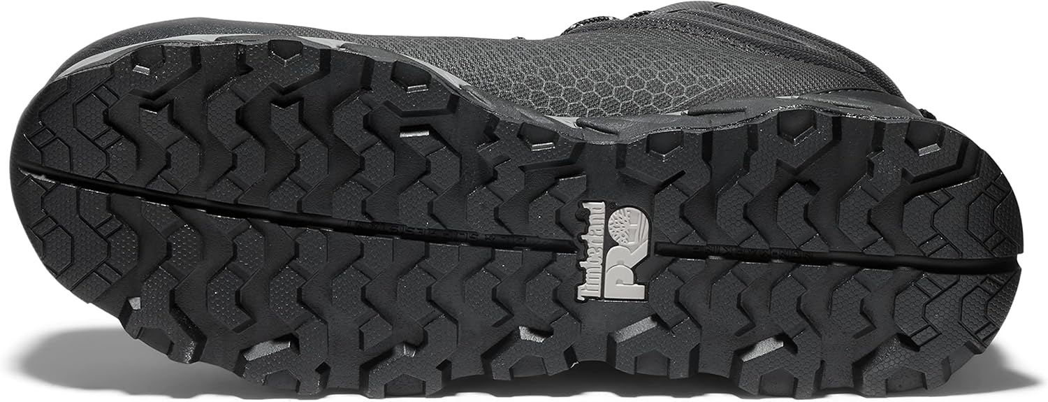 Мужские водонепроницаемые рабочие ботинки Timberland PRO Ridgework Composite Safety Toe Industrial Hiker, черные — фото 4