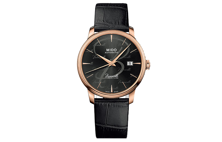 

MIDO Часы Mechanical Movement Men's Watch Watch 39mm Black Dial Stainless Steel Case Genuine Leather Strap