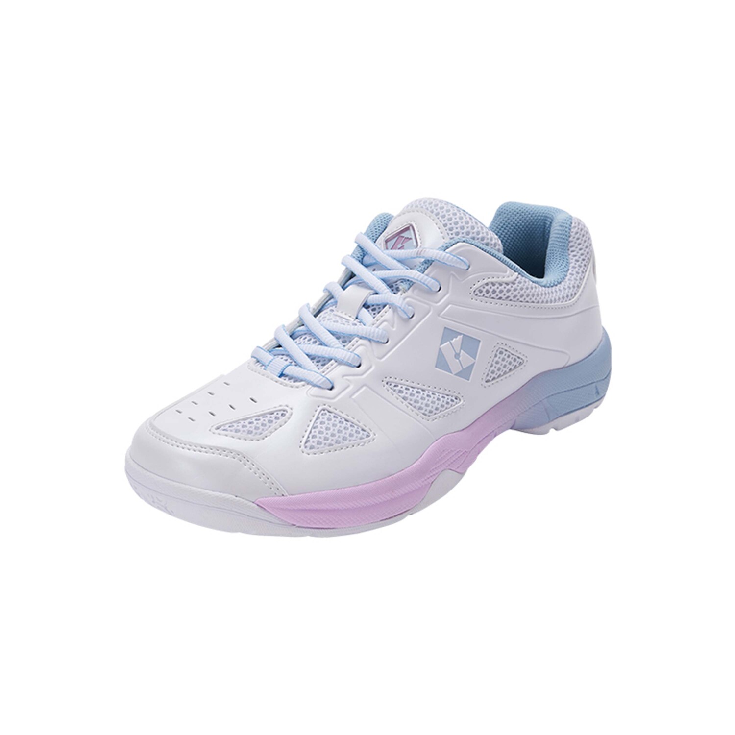 Кроссовки KUMPOO Badminton Shoes Unisex Low-top White | Blue | Pink, синий — фото 4