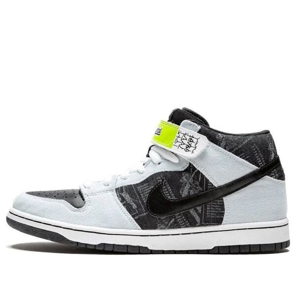 

Кроссовки dunk mid premium sb 'heavy mental' Nike, черный