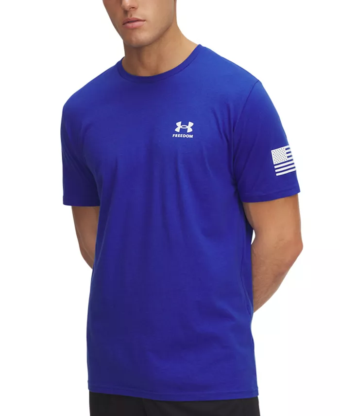 

Мужская футболка с логотипом Freedom Flag Under Armour, синий