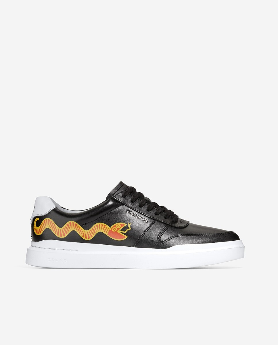

Черные мужские кожаные кроссовки Keith Haring, специальная серия Cole Haan, черный