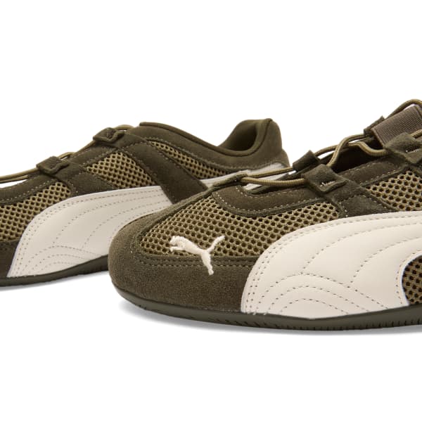 Кроссовки Speedcat go Puma, Dark Olive & Warm White — фото 4