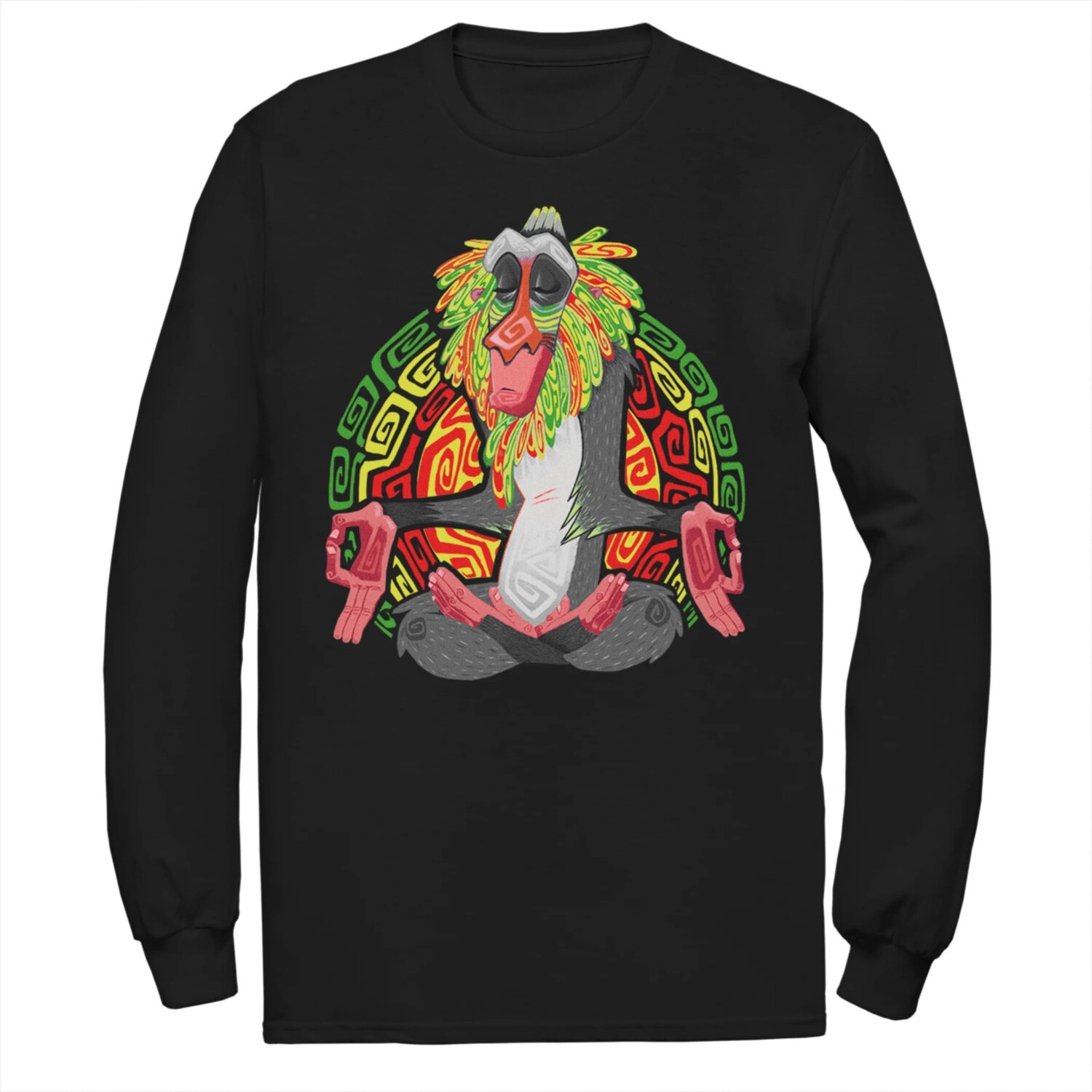 

Мужская футболка с длинным рукавом The Lion King Freaky Rafiki Disney