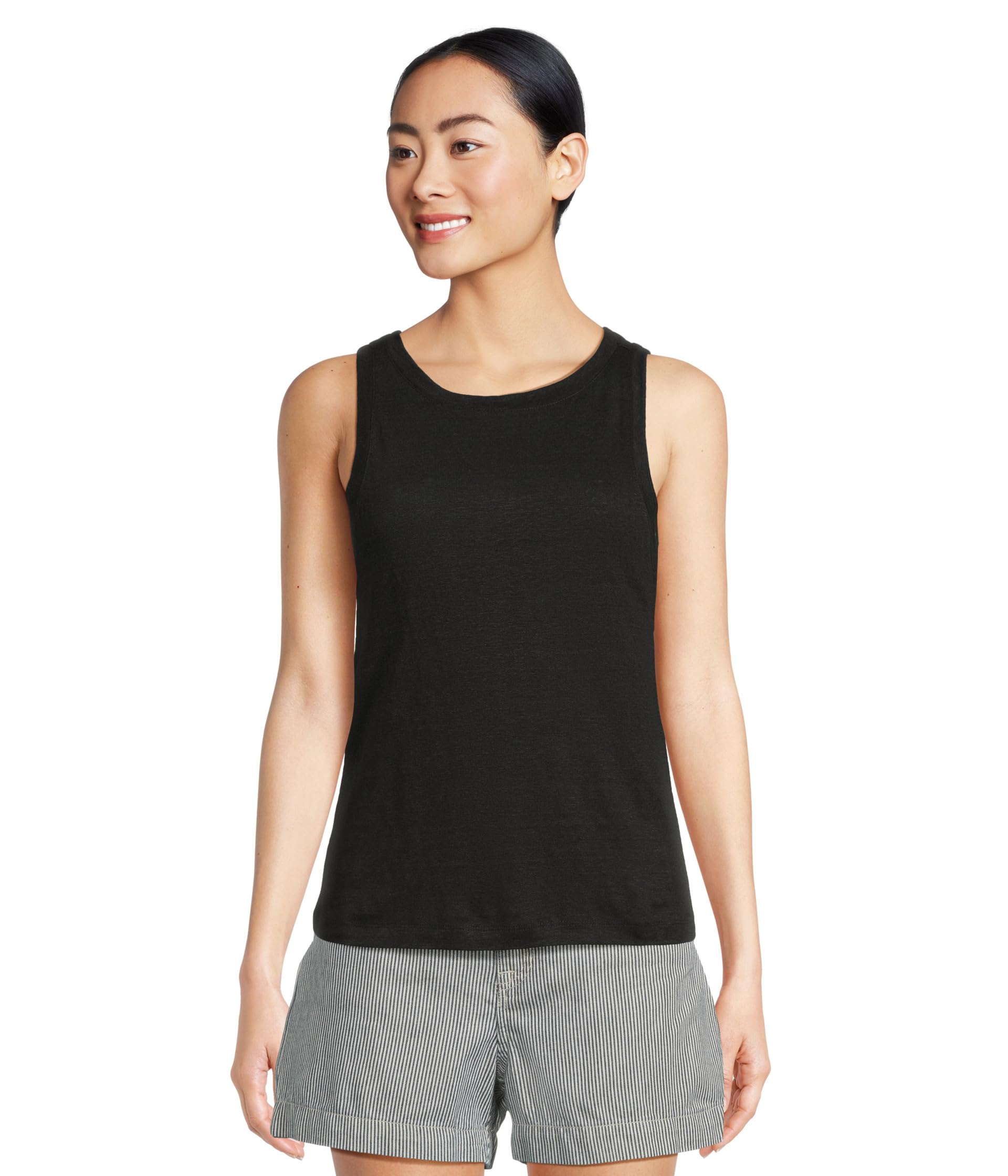 

Топ Sanctuary Linen Tank, черный