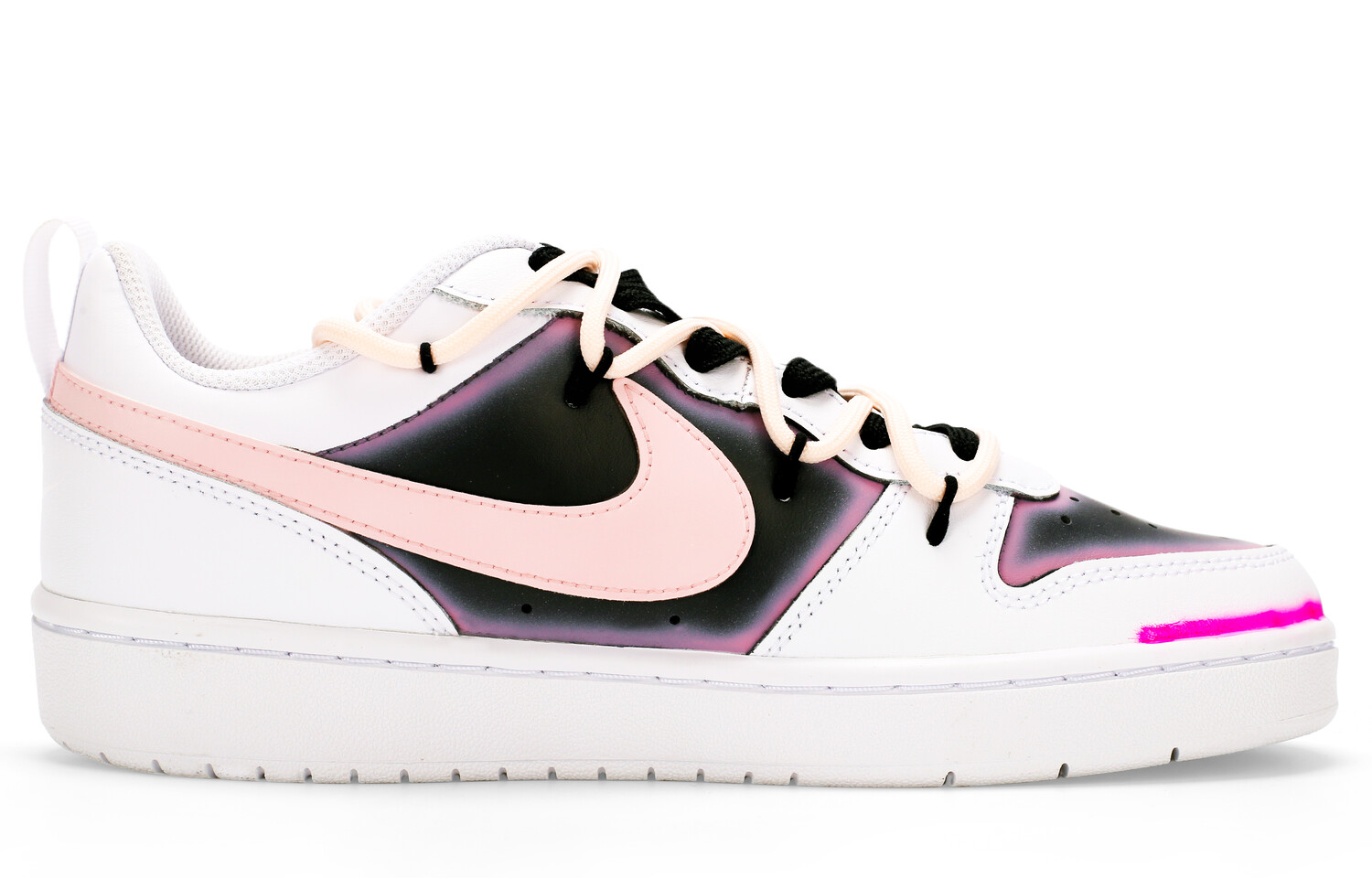 

Кроссовки Nike Court Borough 2 Skateboarding Shoes Women's Low-top Black/Pink, розовый