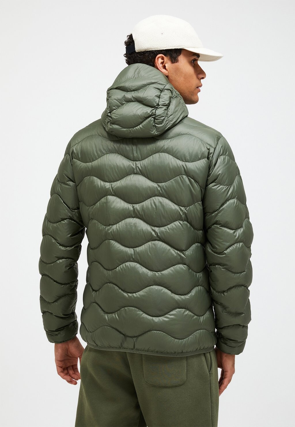 

Пуховик HELIUM HOOD JACKET Peak Performance, хаки