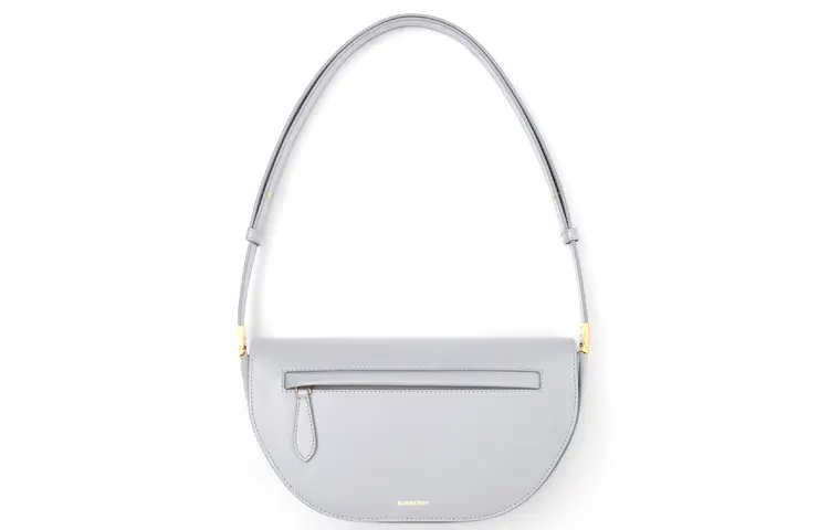 

Олимпия Сумка через плечо из телячьей кожи, Полумесяц, Компактная кроссбоди, Женская сумка через плечо светло-серый Burberry