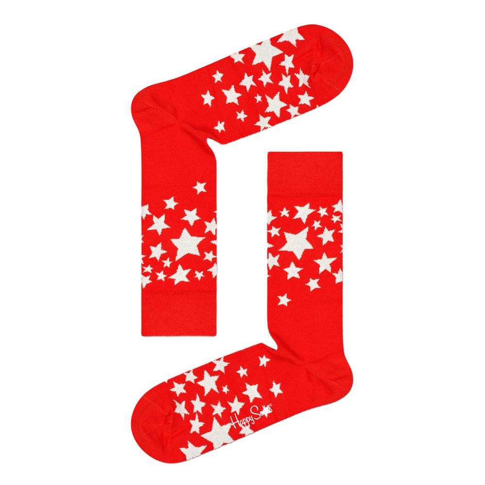 

Красный хлопковый носок Happy Socks