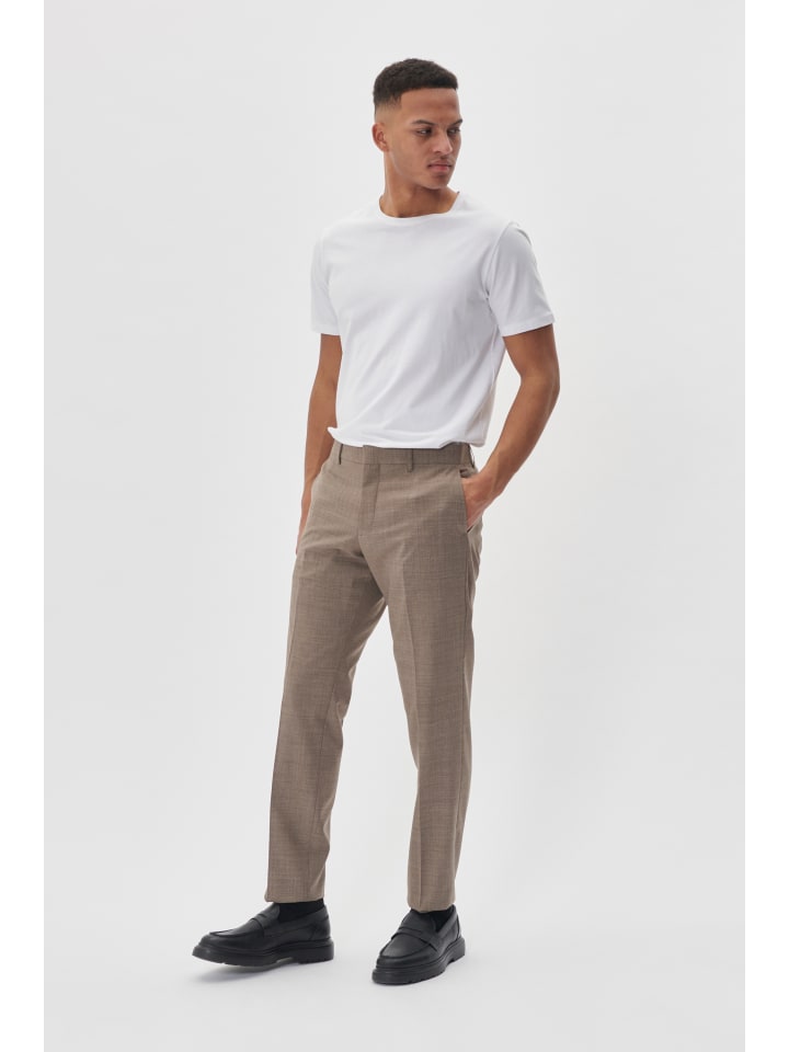 

Брюки прямого кроя MAlas в цвете серебристо-шалфейный меланж Matinique