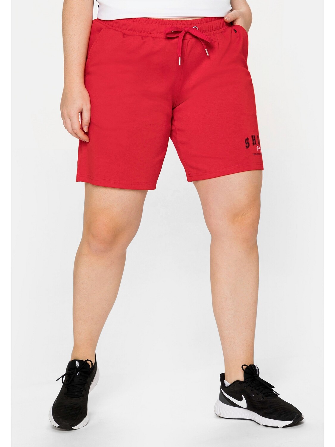 

Леггинсы sheego Bermudas, красный