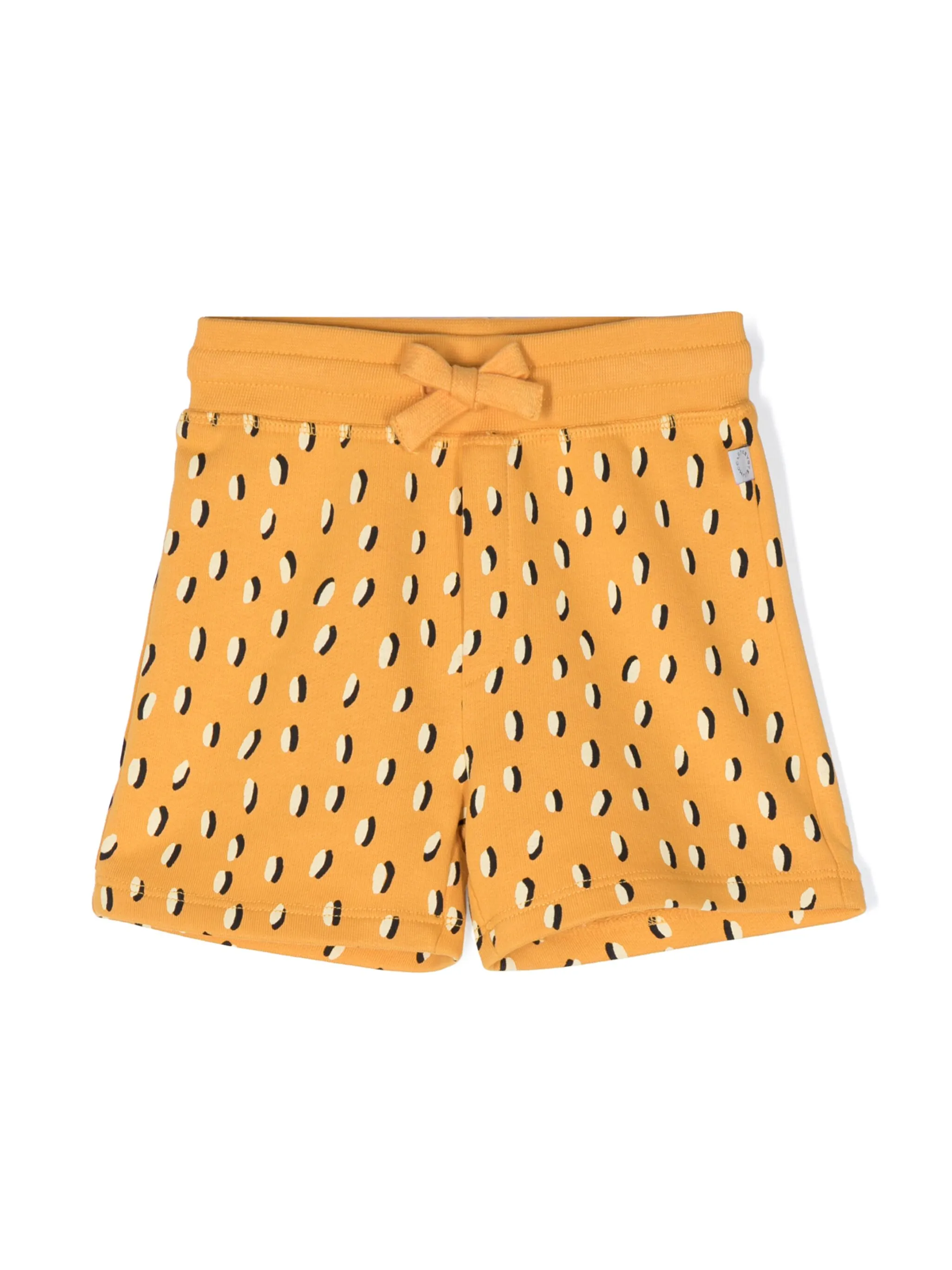 

Шорты с абстрактным принтом Stella Mccartney Kids, оранжевый