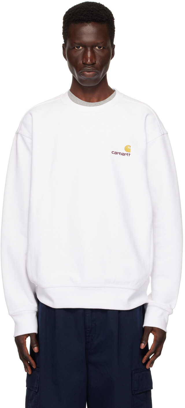 

Толстовка с американским шрифтом Carhartt Work In Progress, белый