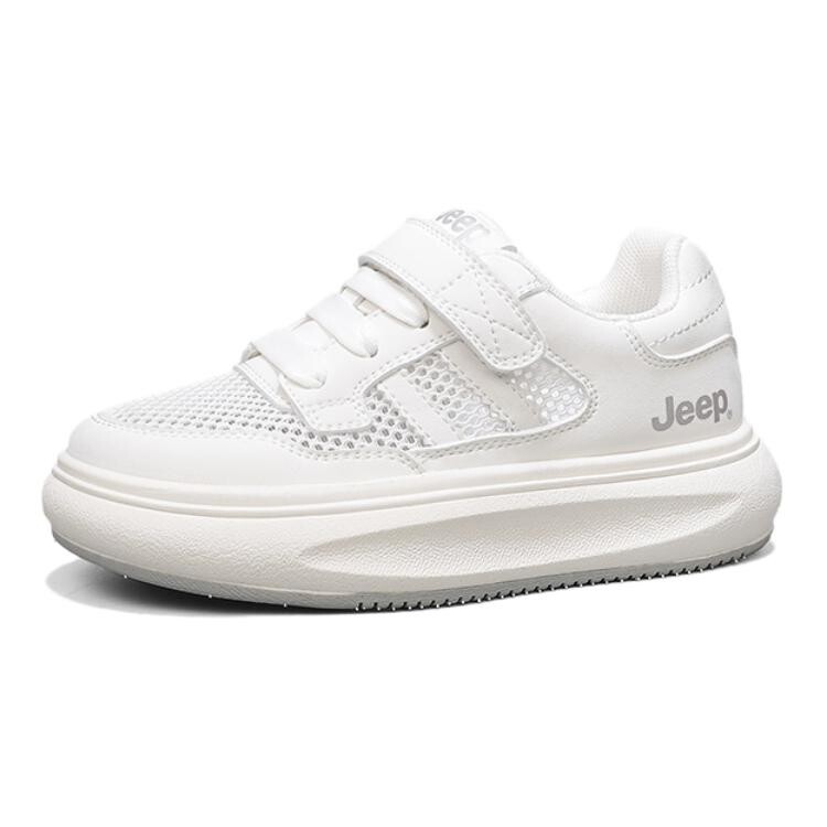 Детские кроссовки для скейтбординга Kids Low-top White Jeep, белый — фото 2