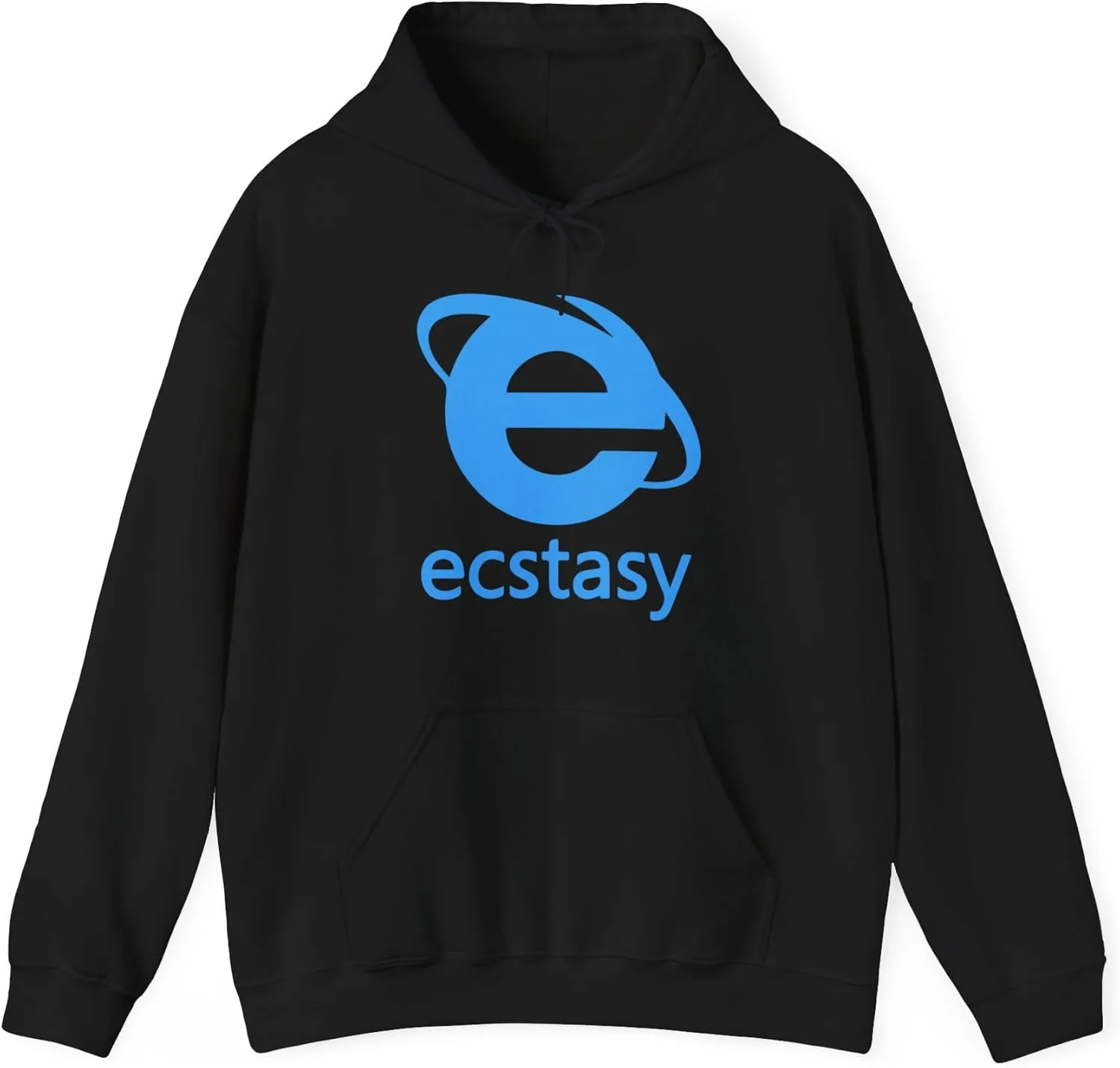 Толстовки с капюшоном Ecstacy, черные и синие GENERIC, черный