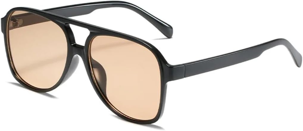 

Солнцезащитные очки с защитой UV400 | Двойная перемычка, градиентные линзы | Для женщин и мужчин, для занятий спортом на открытом воздухе и вождения (черный леопардовый принт) LXLHWN, Black Champagne