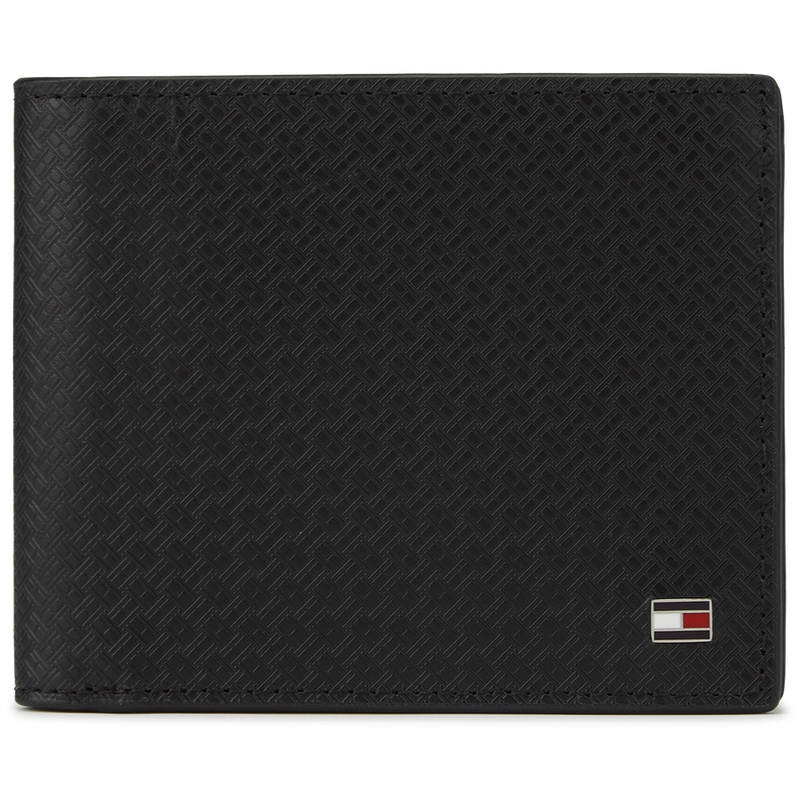 

Tommy Hilfiger Мужской бумажник из коровьей кожи Regular, черный