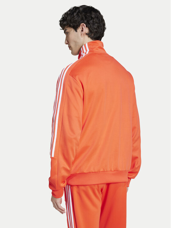 Свитшот loose fit House of Tiro IW3578 Adidas, оранжевый — фото 3