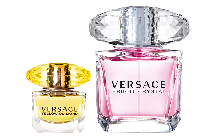 Набор парфюма Glitter Crystal в подарочной коробке Eau De Toilette VERSACE, розовый brilliance diamond perfume box — фото 3