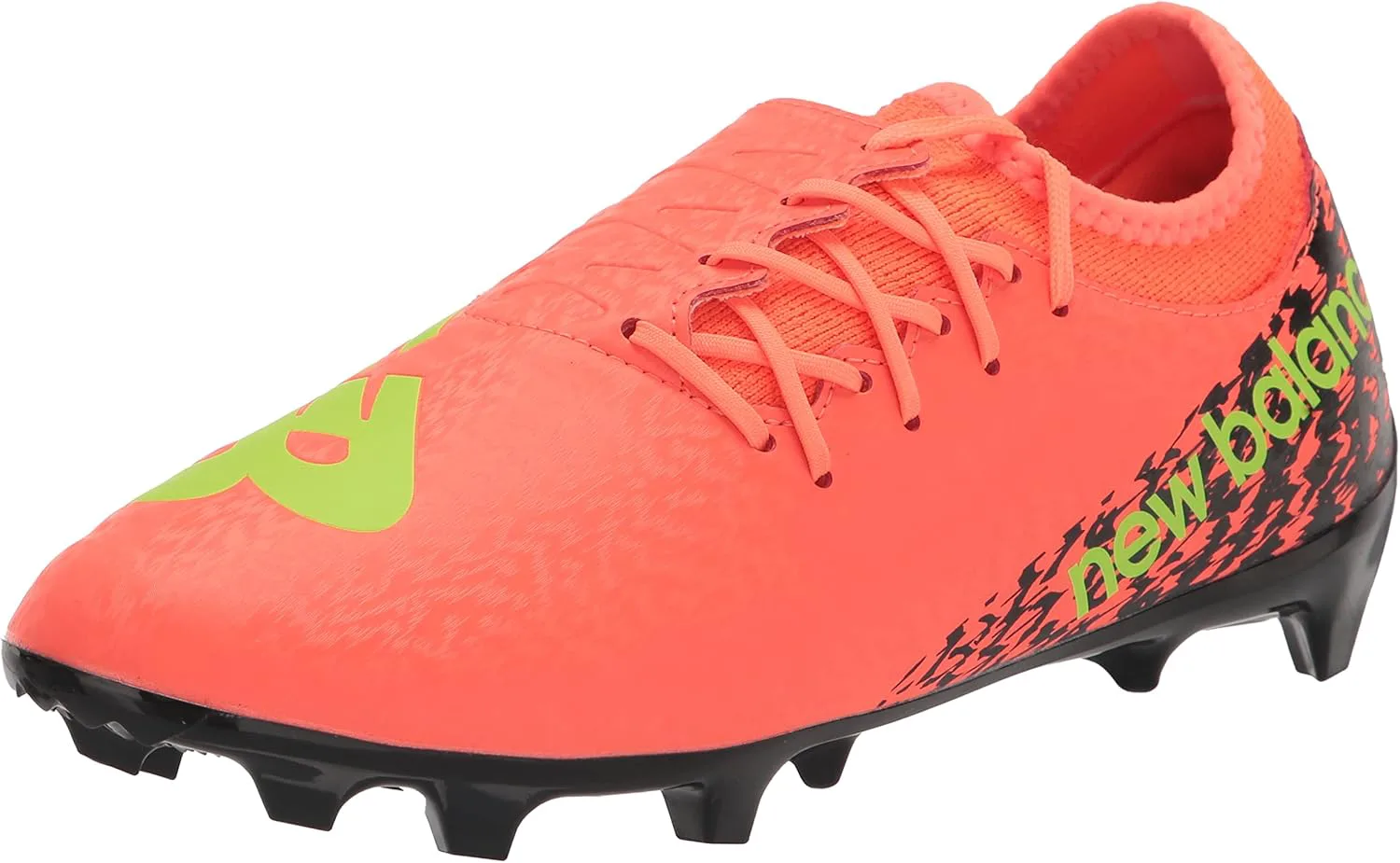 Футбольные бутсы New Balance Furon V7 Dispatch для взрослых, унисекс, черный/зеленый — фото 4
