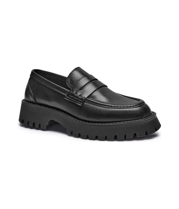 

Кожаные мокасины гориция Guess, черный