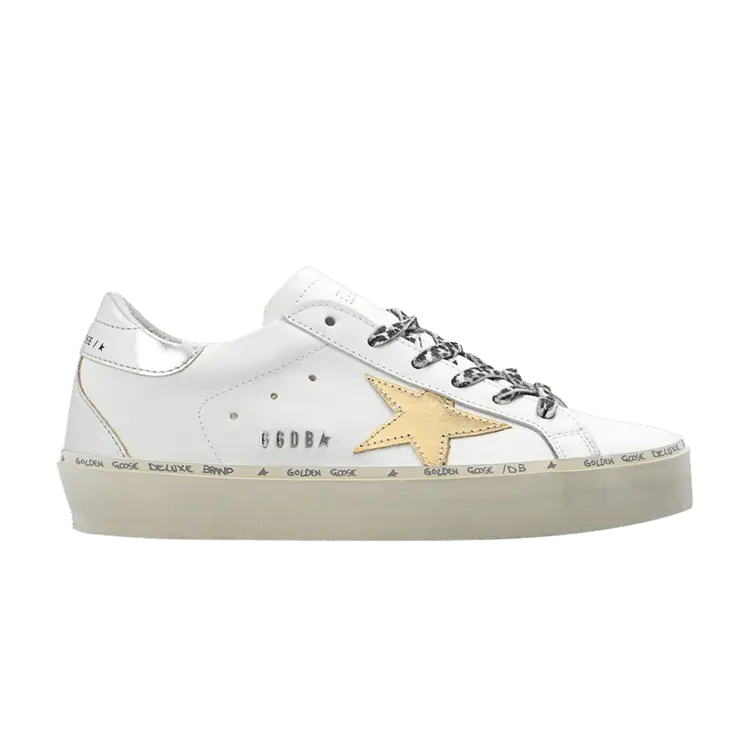 

Кроссовки Golden Goose Wmns Hi Star White Gold Silver, белый