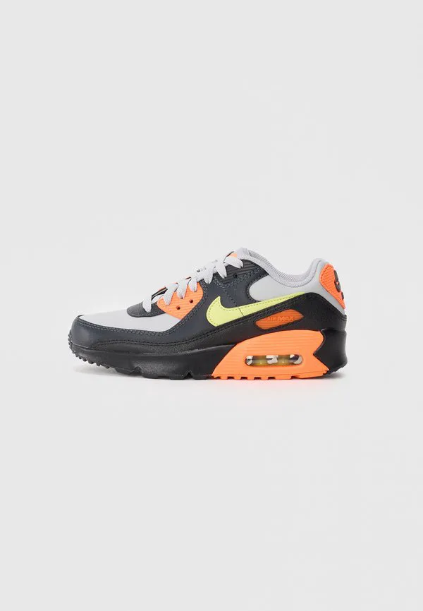 Кроссовки air max 90 унисекс Nike Sportswear, Light Smoke Grey/Limelight/Hyper Crimson/Black